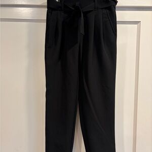 Bundle of women’s  Trousers with Tie Belt- black, pink, and yellow.